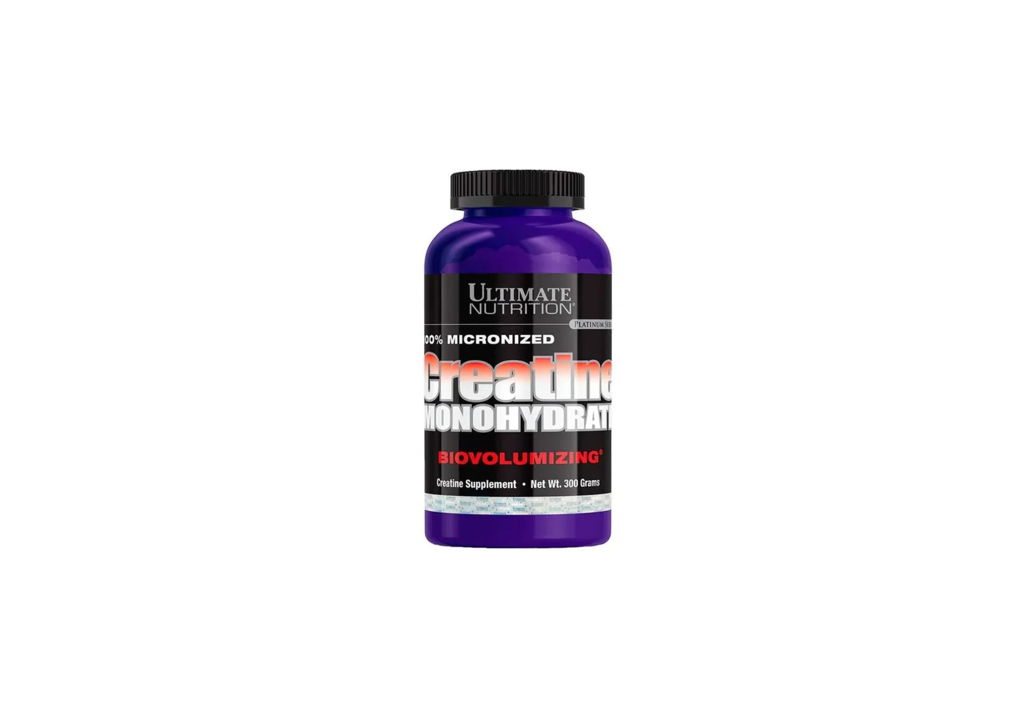 CREATINA MONOHIDRATADA ULTIMATE NUTRITION 300 GRAMOS MICRONIZADA