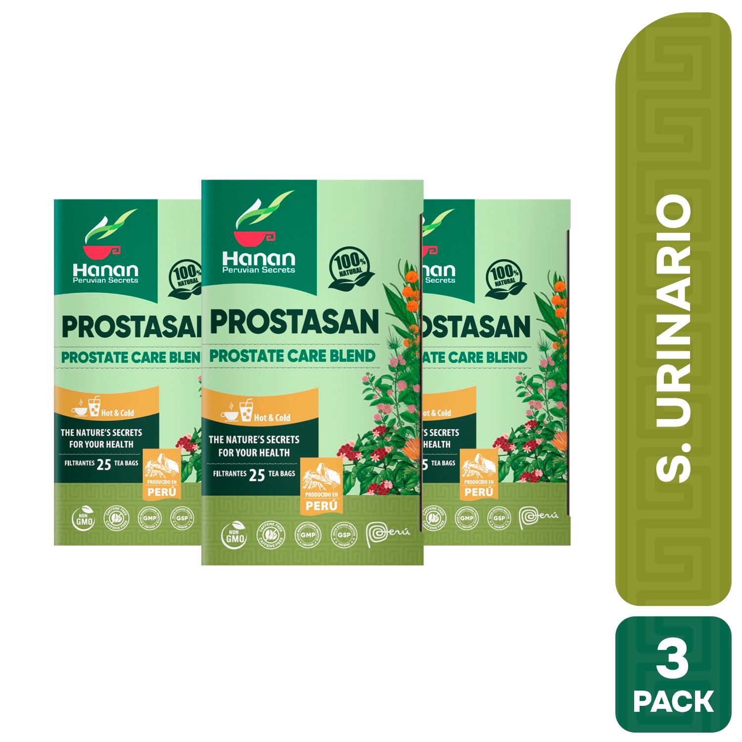 PROSTASAN FILTRANTE HANAN TRIPACK 25UND