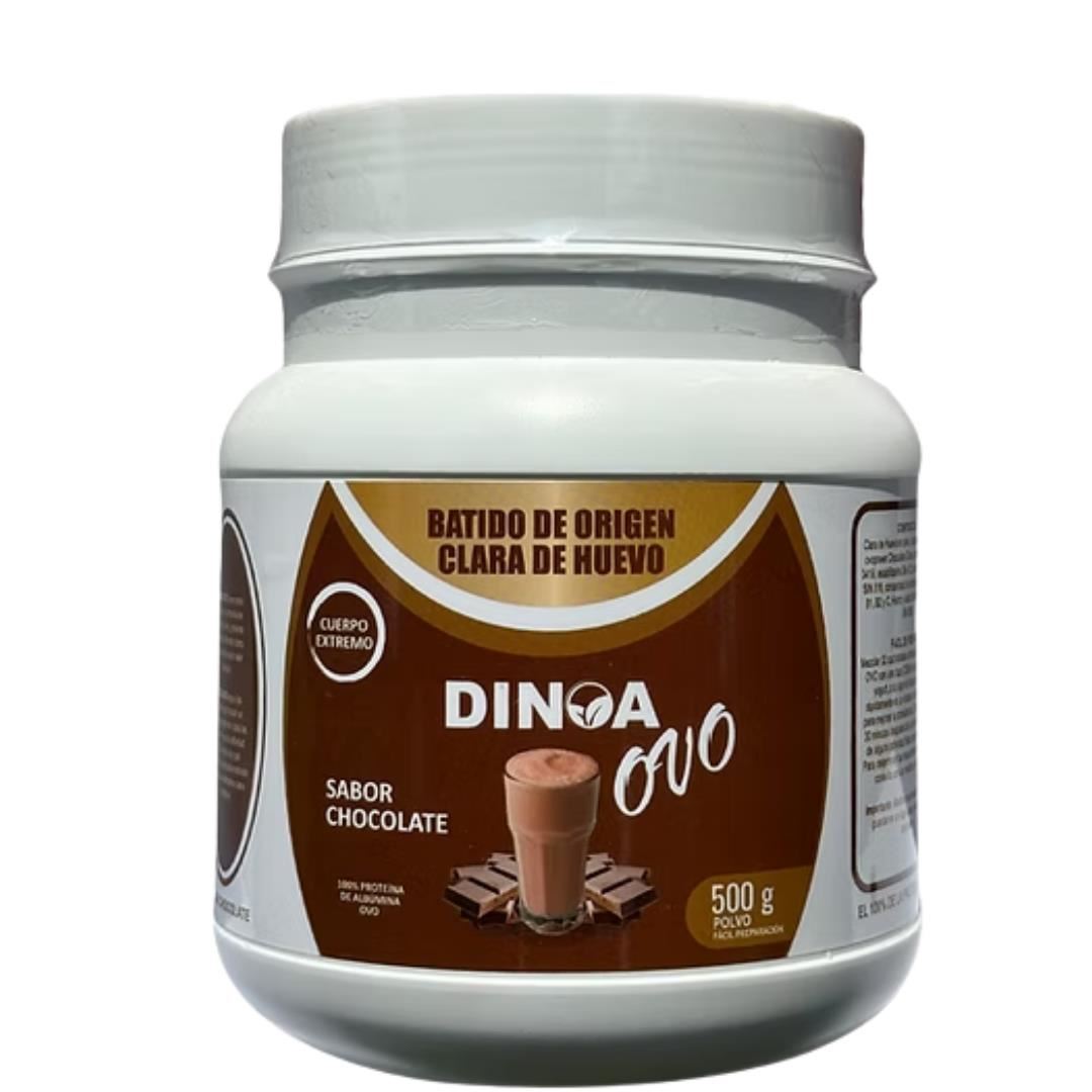 Dinoa Ovo (Clara de Huevo  Chocolate) Pote de 500gr