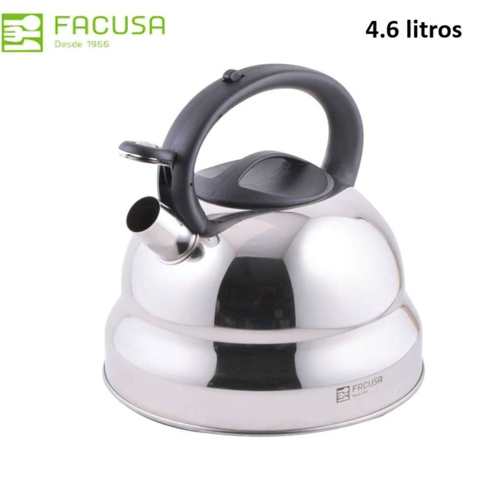 Tetera Acero Inoxidable Facusa de 4.6 litros con Silbador 989085002