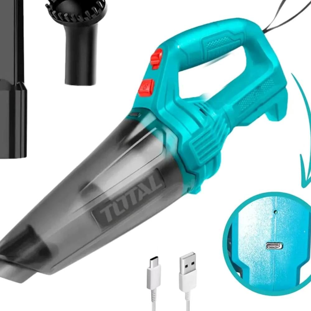 Aspiradora de mano TOTAL TVLI2026 recargable inalambrica 2000mAh