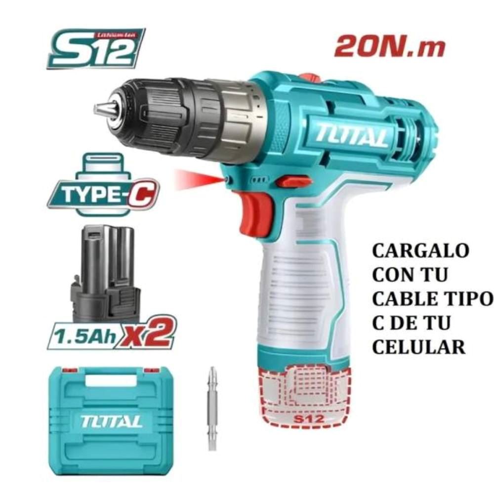 Taladro 20nm 12v 08-10mm - TDLI12202