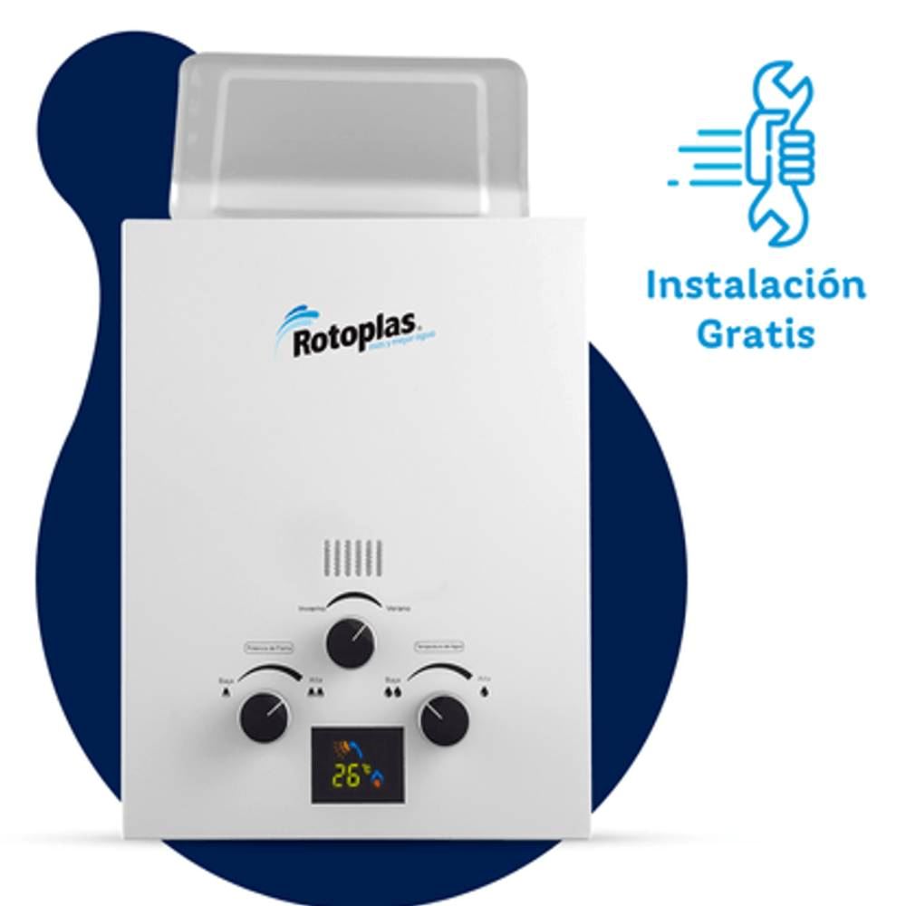 Terma a Gas Flaming 5.5 lt Gn Rotoplas - 310855