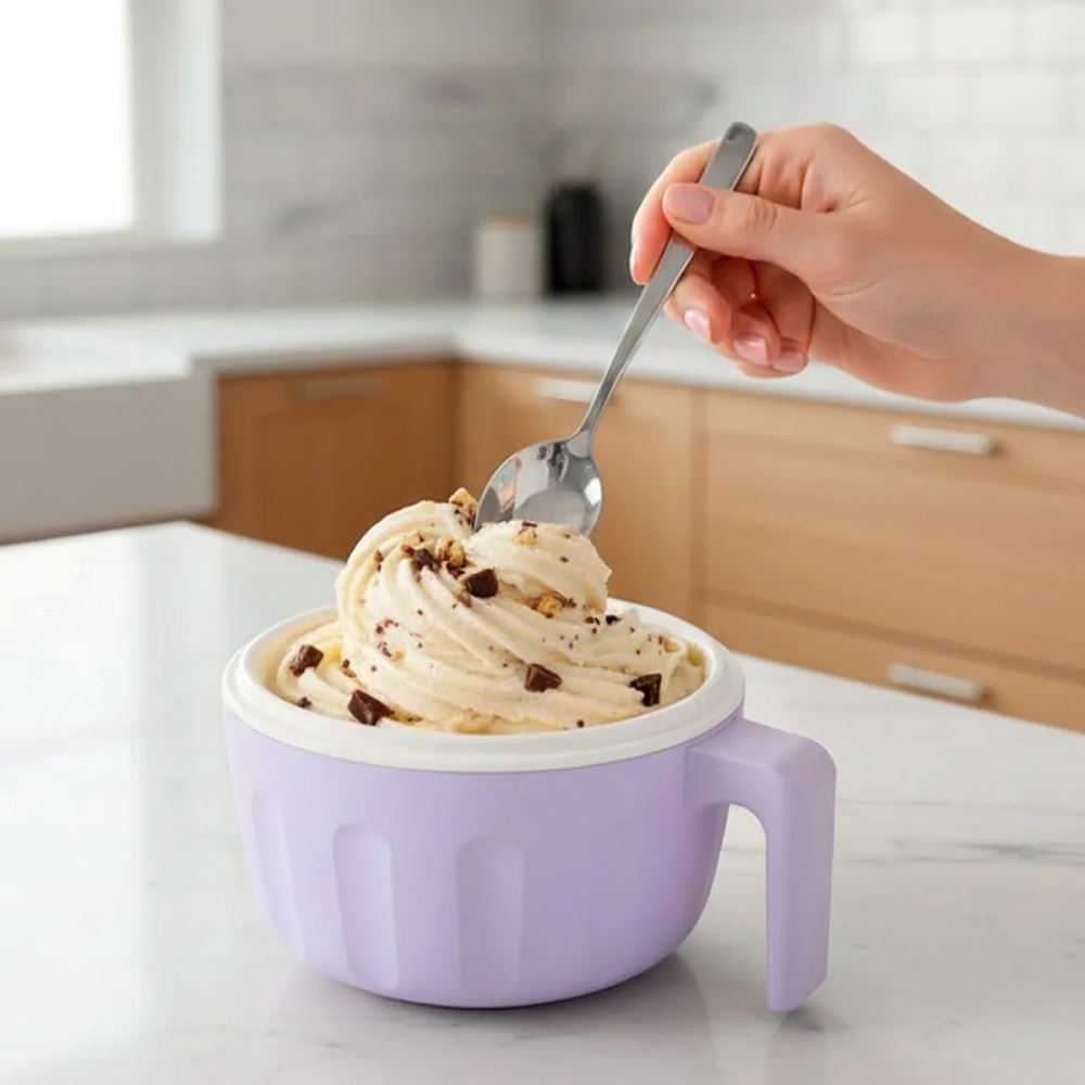 Máquina de Helados Recco RCE-GELATO500M 250ml con Recetario y Cuchara