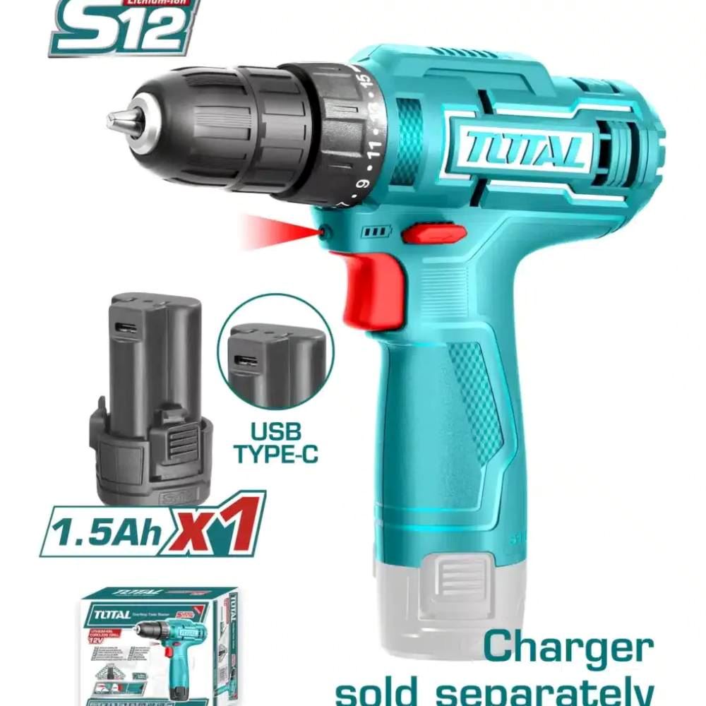 TALADRO ATORNILLADOR INALAMBRICO 12V -TDLI12428