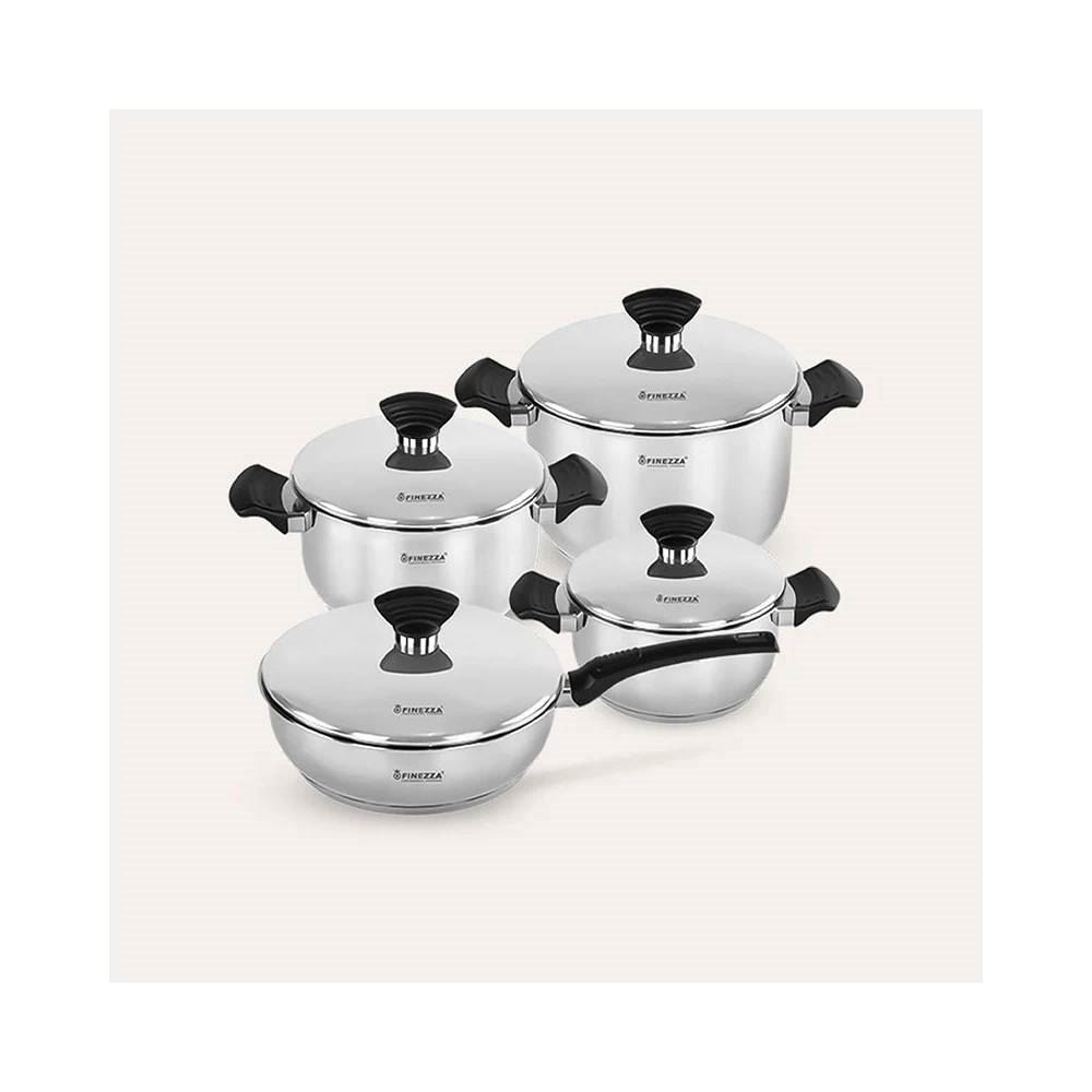 Juego de ollas de acero inoxidable 8 piezas FZ-1004TS