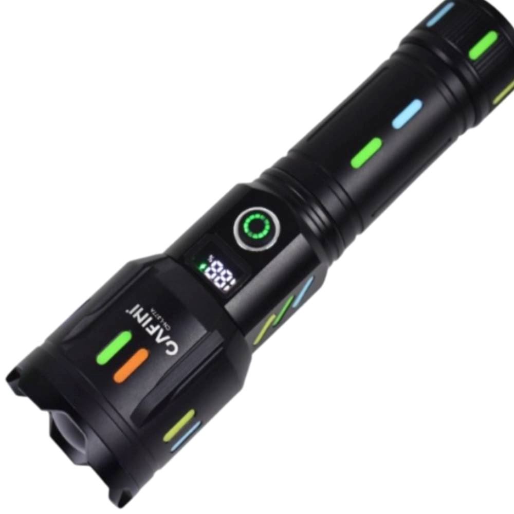 Linterna de largo alcance con cintas reflectivaso LED Cafini CN-L377A