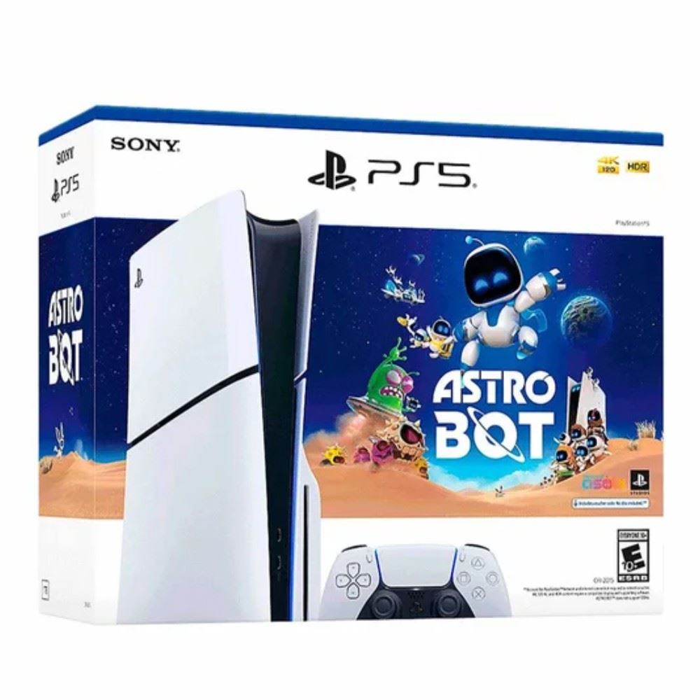 Consola Playstation 5 Slim con Lectora Bundle Astrobot 1TB SSD