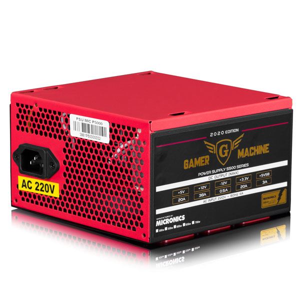 Fuente De Poder Gamer Atx 500w Real Ppfc Micronics