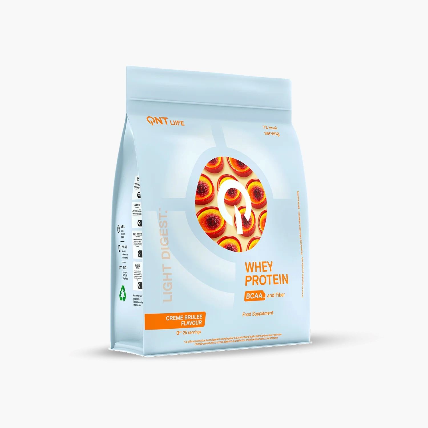 Proteína Light Digest Creme Brulee 500 gr QNT