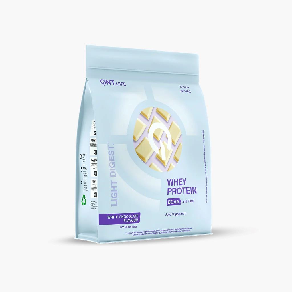 Proteína Light Digest Chocolate Blanco 500 gr QNT