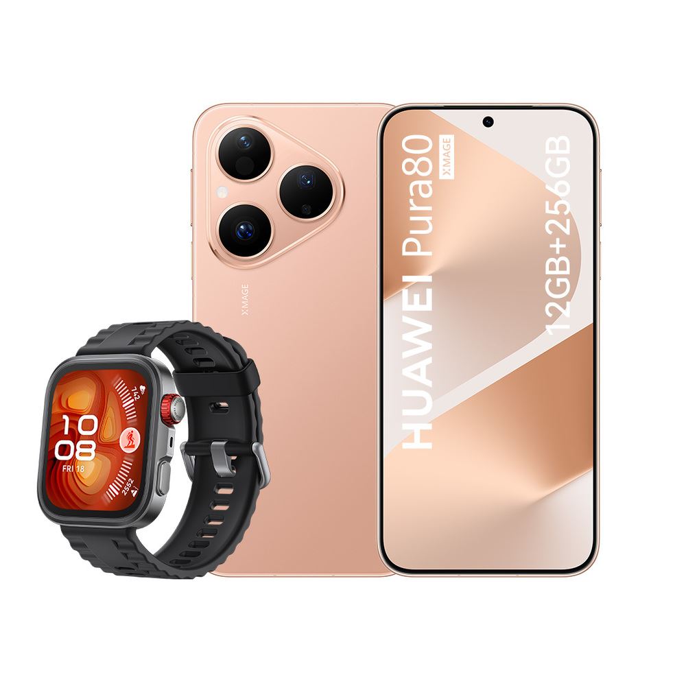 Smartphone HUAWEI Pura 80 (12+256GB) - Dorado + Watch FIT 4 pro