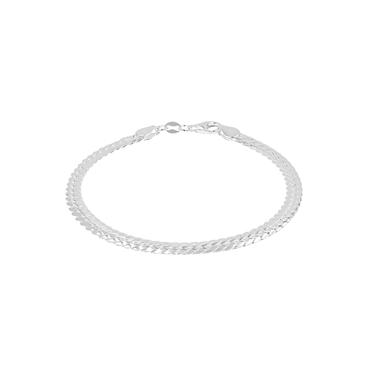 Pulsera Grumetta Cerrada Plata 925