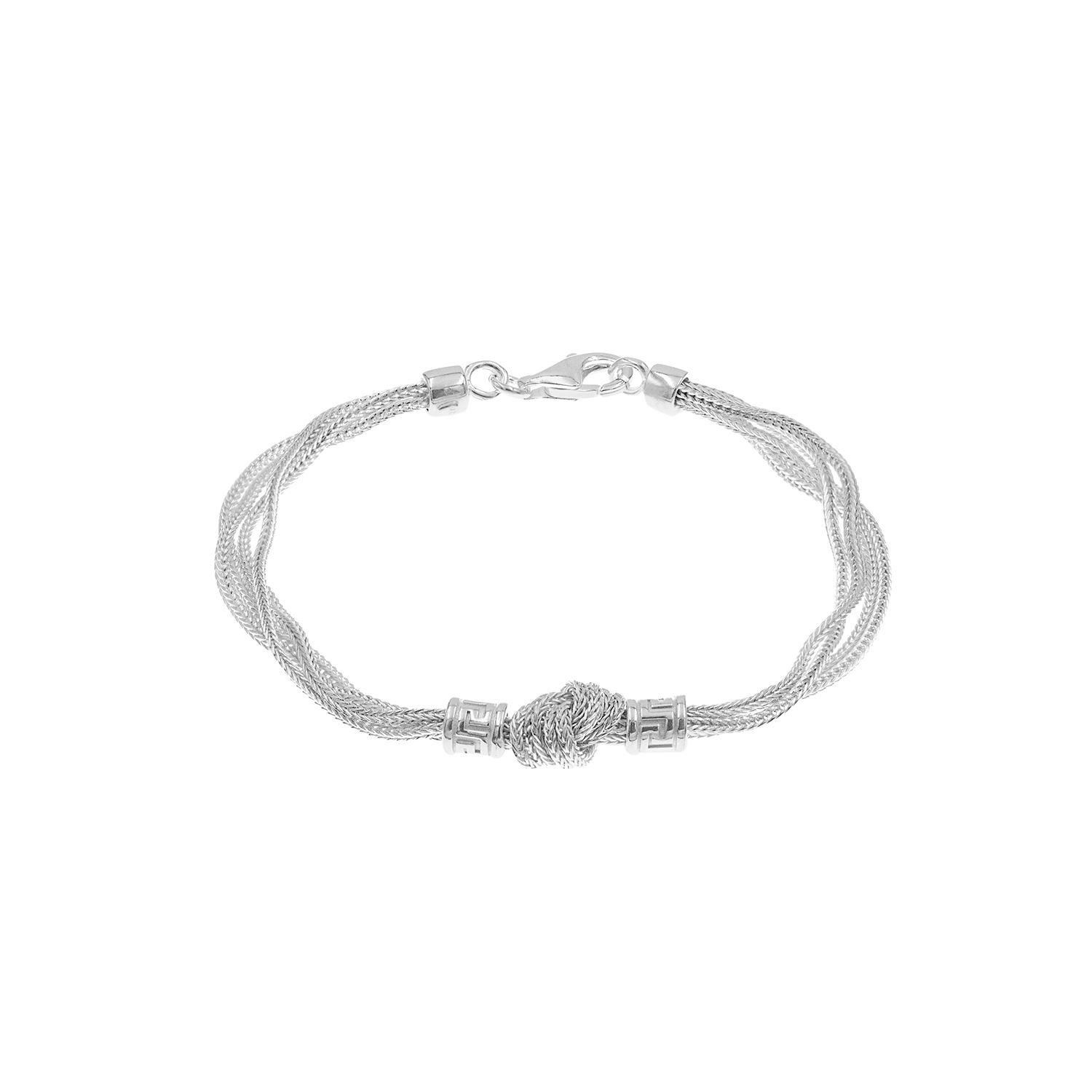 Pulsera Knots Plata 925 Hombre