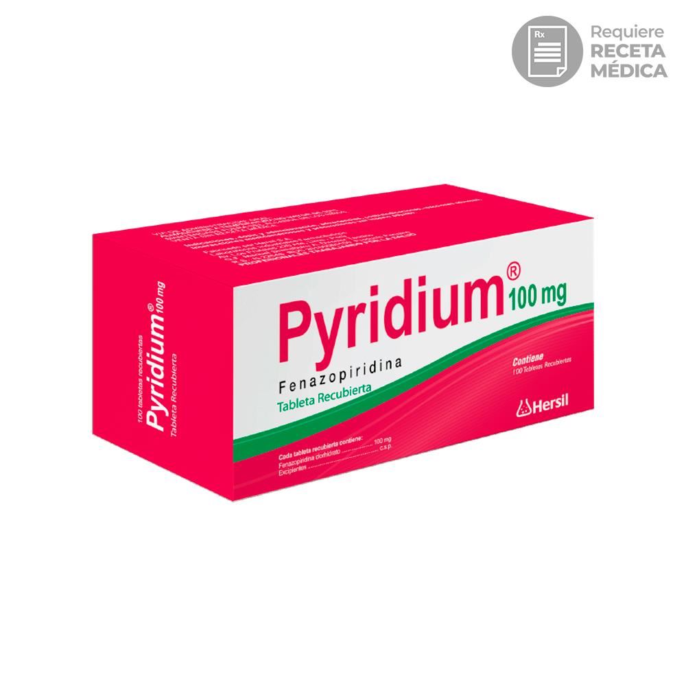 Pyridium 100 mg Tabletas Recubiertas