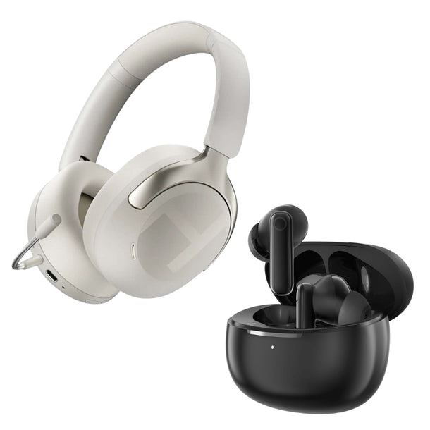 Combo Haylou audífonos S40 + Haylou audífonos HQ5 negro