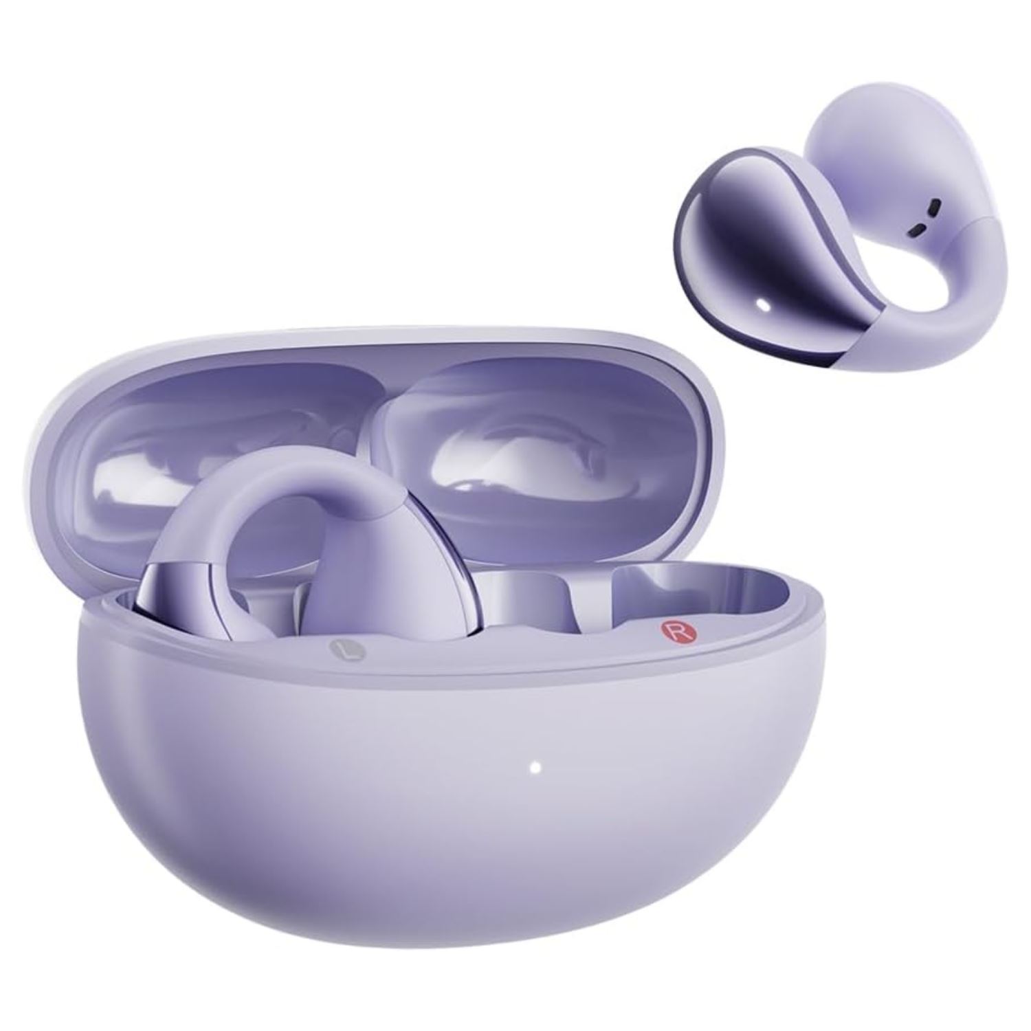 Audífono QCY Crossky C30 Lila 25h Bluetooth micrófono ENC