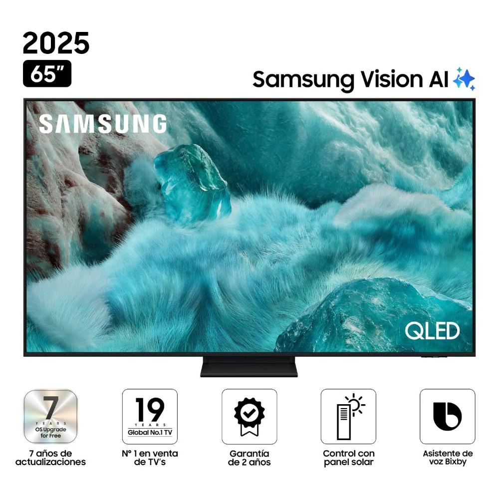 Televisor Samsung QLED 65" Visión AI Smart TV QN65Q7FAAGXPE - Nuevo 2025