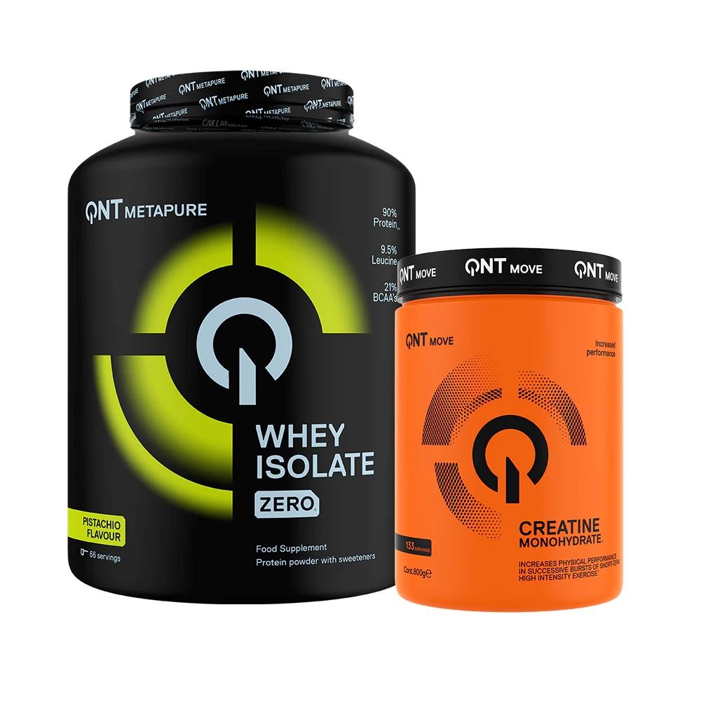 Proteína Isolatada Pista 4.4lb+ Creatina 800gr QNT