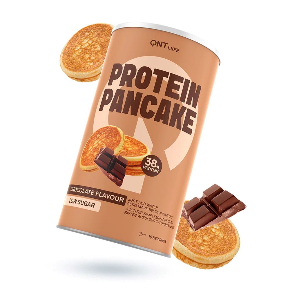 Proteína Pancake y Waffles Chocolate 500 gr QNT