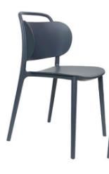 Silla de Comedor Qualy Grafito