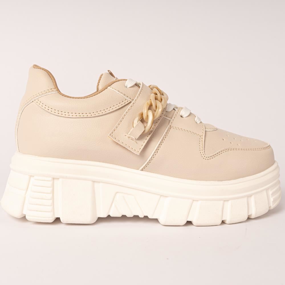 ZAPATILLAS PLATAFORMA MUJER JULIETA 765 BEIGE MAGDALENA SHOES