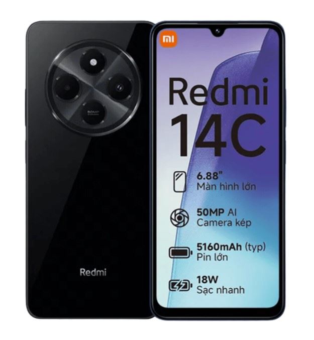 CELULAR XIAOMI REDMI 14C 4GB 256GB