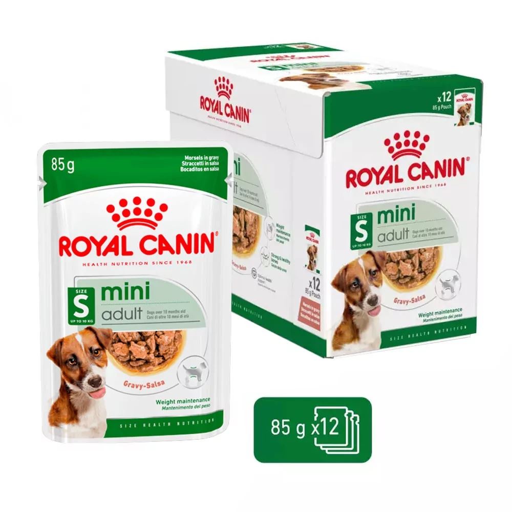Salsa Royal Canin SHN para Perros Mini Adulto 12x85gr