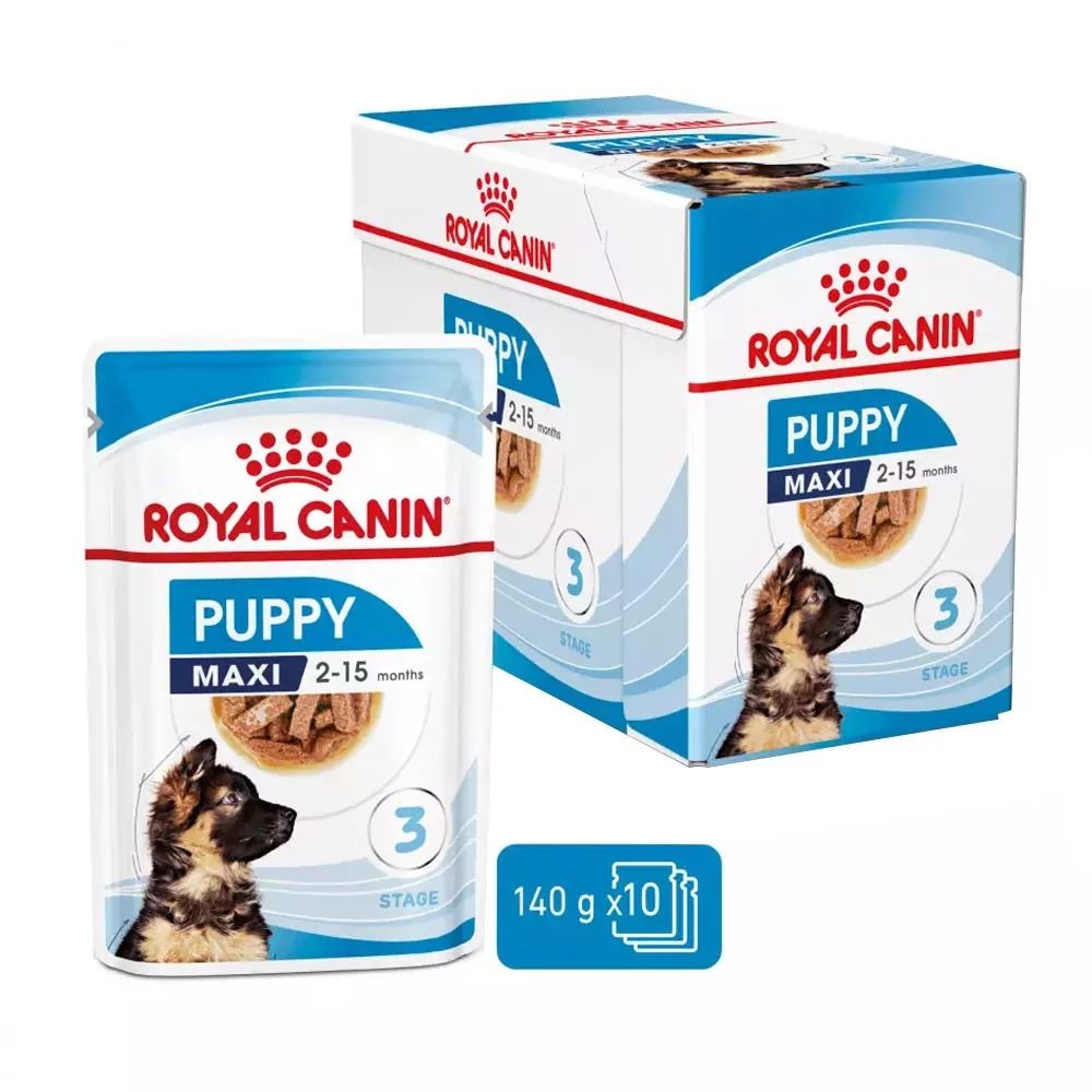 Salsa Royal Canin SHN para Perros Maxi Puppy 10x140gr