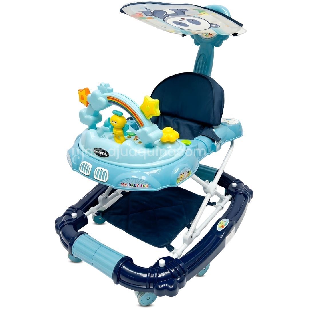 Andador con Tablero Didáctico «RAINBOW NEW» Edición Limitada Sky Blue & Blue