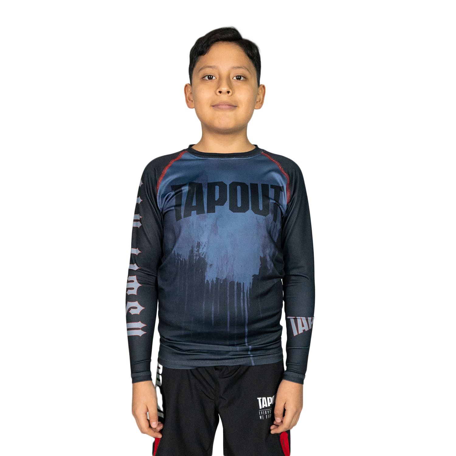 RASHGUARD MANGA LARGA KIDS TAPOUT PROUDLY