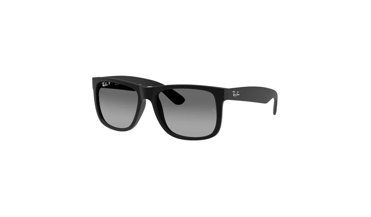 LENTES DE SOL JUSTIN RB4165 MATE LUNA NEGRA POLARIZADO