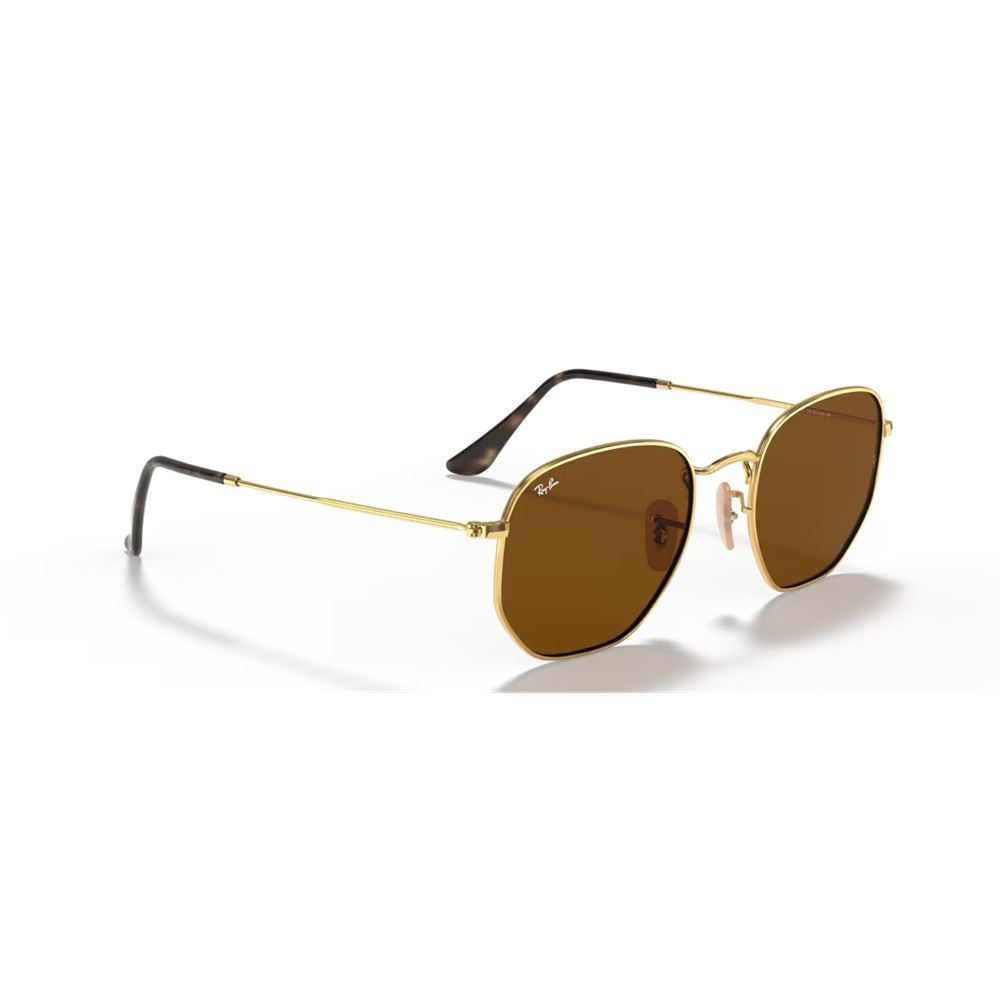 LENTES DE SOL RAY BAN RB3548N HEXAGONAL FLAT LENSES MARRON