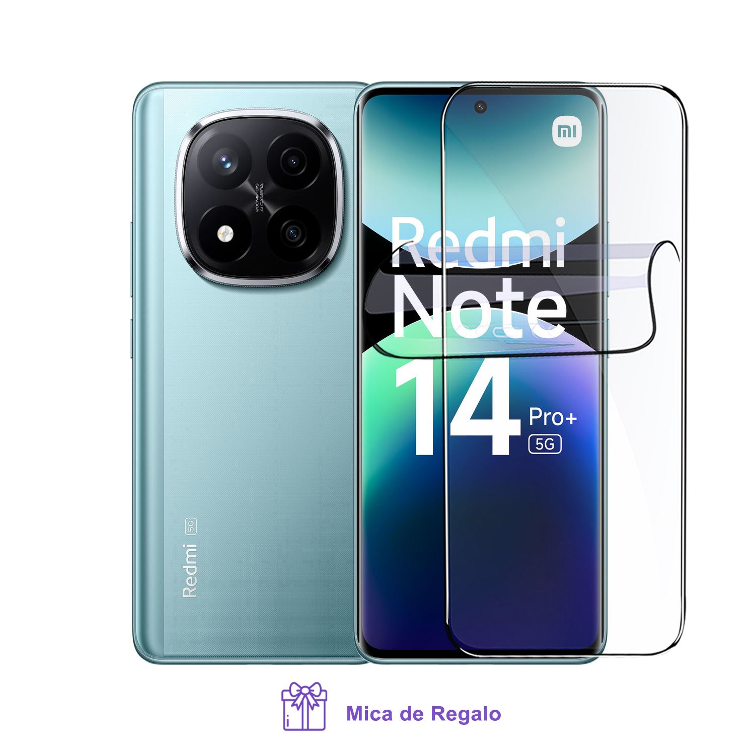 XIAOMI REDMI NOTE 14 PRO PLUS 5G 12GB RAM 512GB ROM AZUL + MICA HIDROGEL