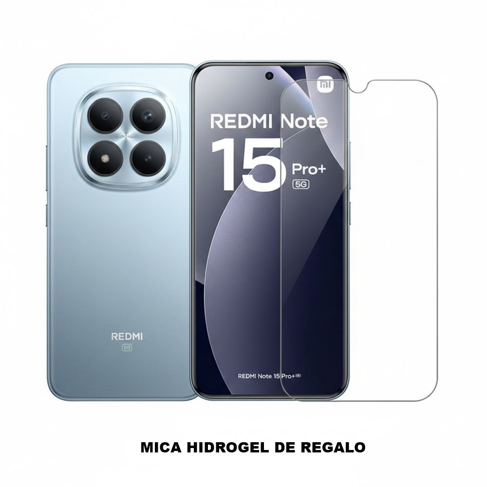 REDMI NOTE 15 PRO PLUS 5G 12GB RAM GLACIER BLUE 512GB ROM - REGISTRADO