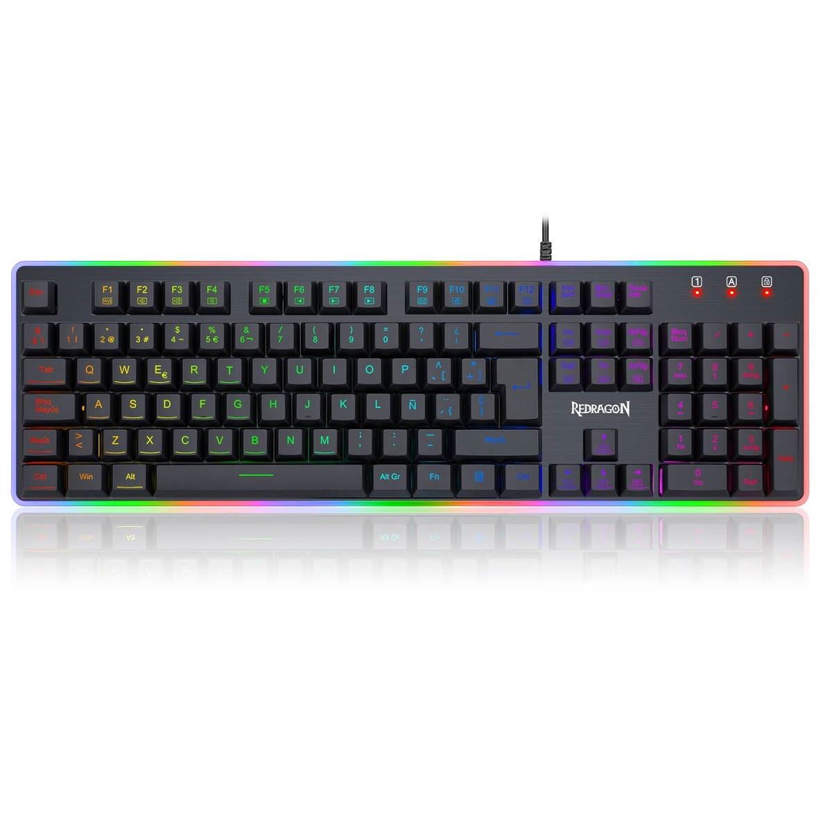 Redragon - Teclado Dyaus 2 K509 RGB Semi-Mecánico Español