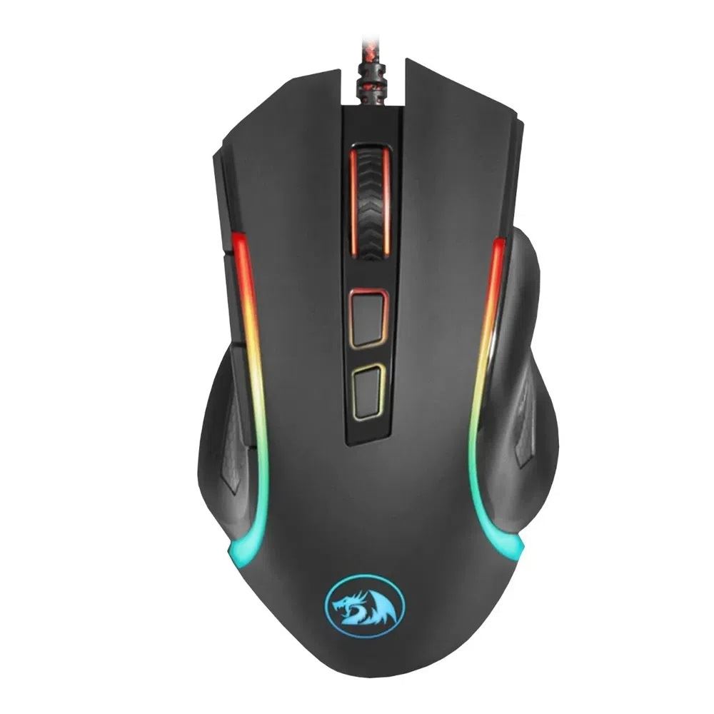 Redragon - Mouse Griffin M607 RGB 7 Botones Programables - Black