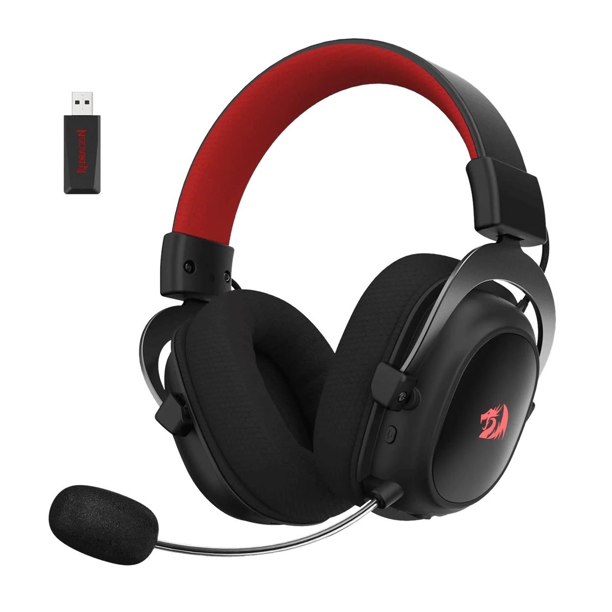 Redragon - Audífono Zeus Pro Wireless H510-Pro Sonido 7.1 - Negro