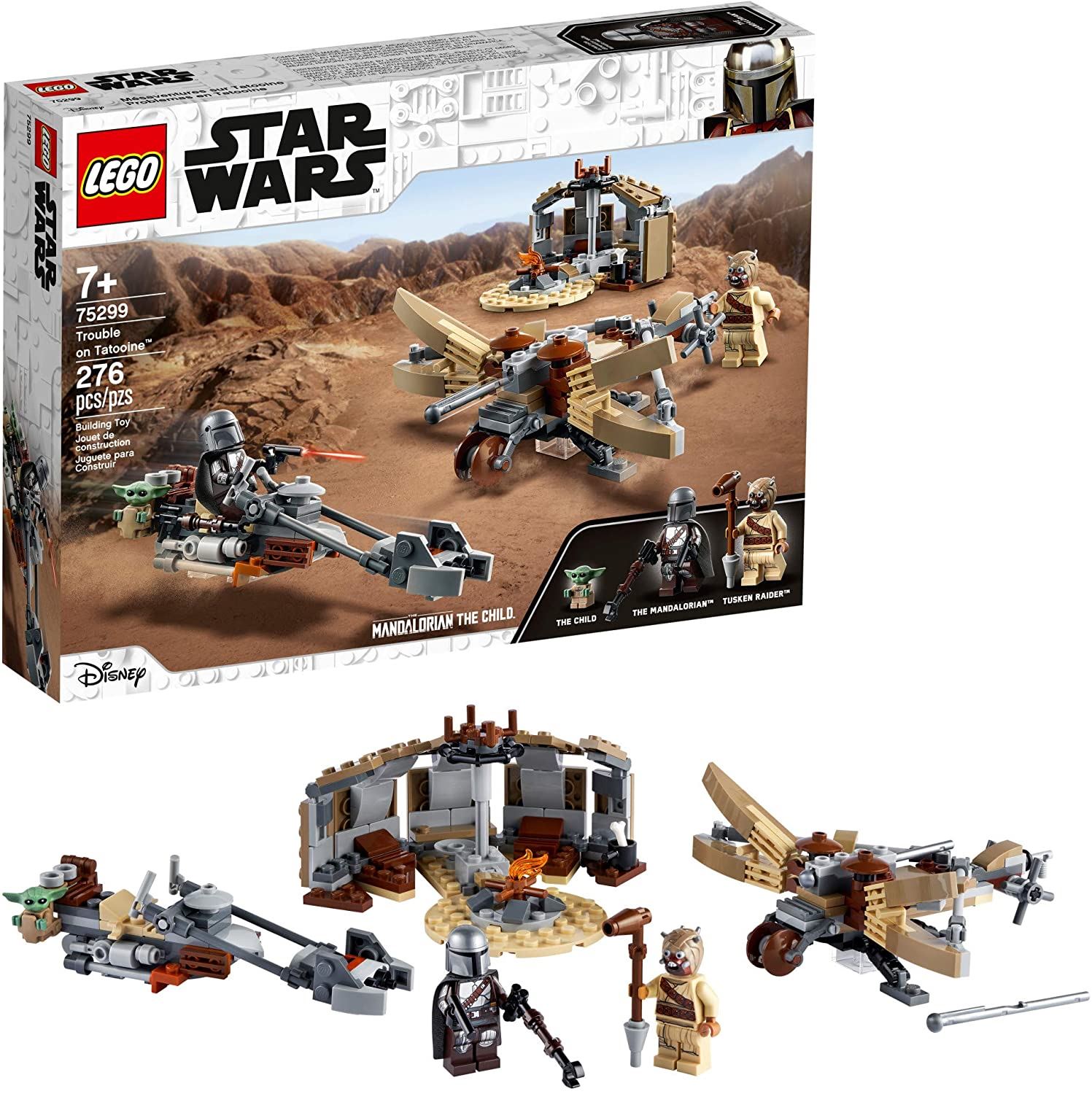 CONSIGUELOPE - LEGO Star Wars: The Mandalorian Trouble on Tatooine Kit  75299 (276 piezas) | Juntoz