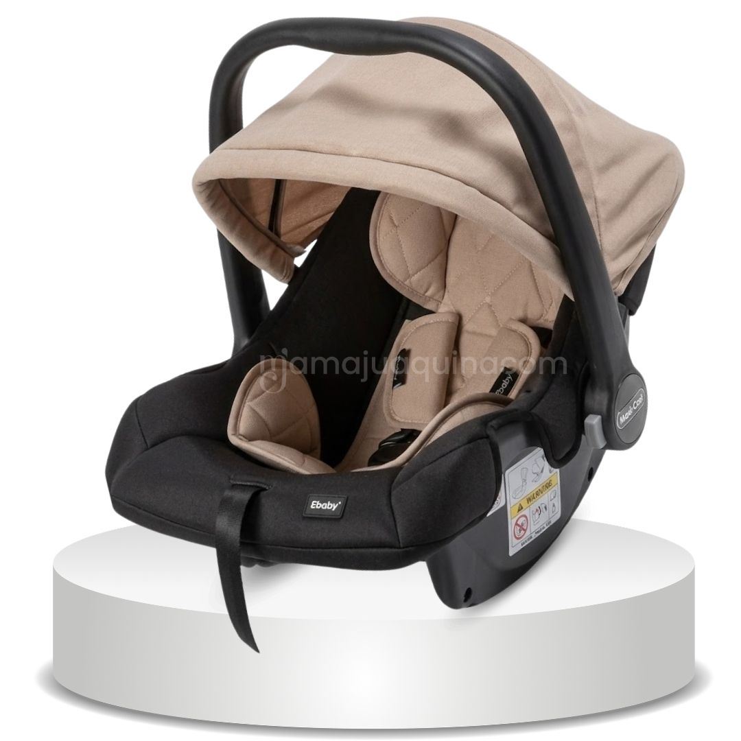 Portabebé de Lujo «REMI» Mango Regulable Beige