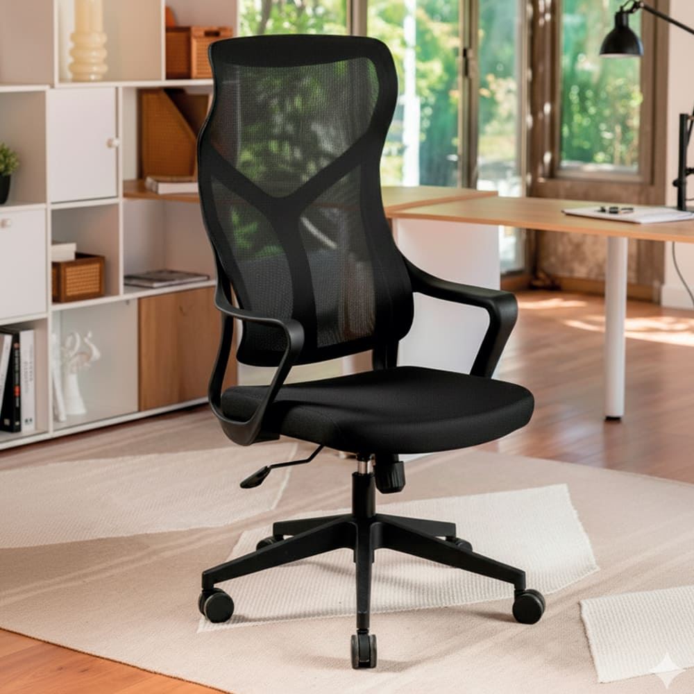 Silla Ergonomica de Oficina Ejecutiva Komsum Lyon Negro