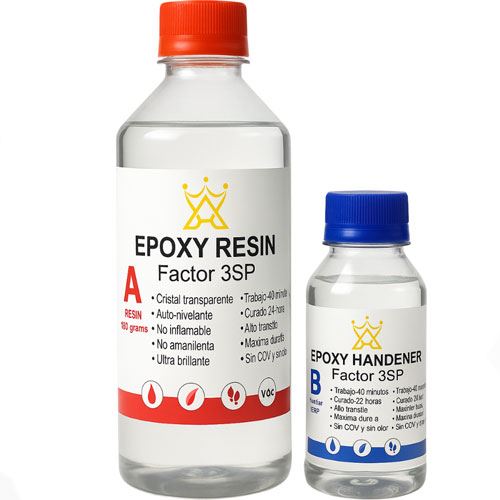Resina Epoxica 1 K 3x1 Transparente Alto Tránsito Brillante