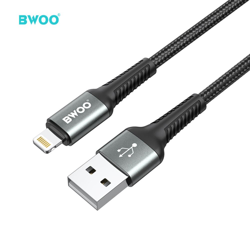 CABLE DE DATOS USB A LIGHTNING 2MT 27W 24A BO-X288L BWOO