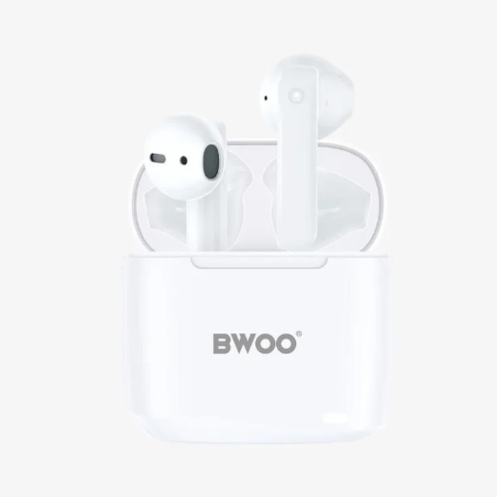 AURICULARES INALÁMBRICOS TWS DE MEDIA OREJA BT V53 BW94-WH BWOO