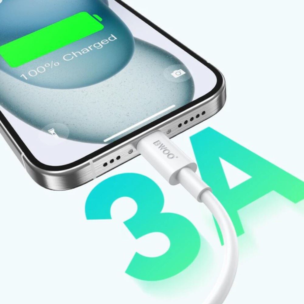 CABLE DE DATOS RÁPIDA USB A USB-C X285C BWOO