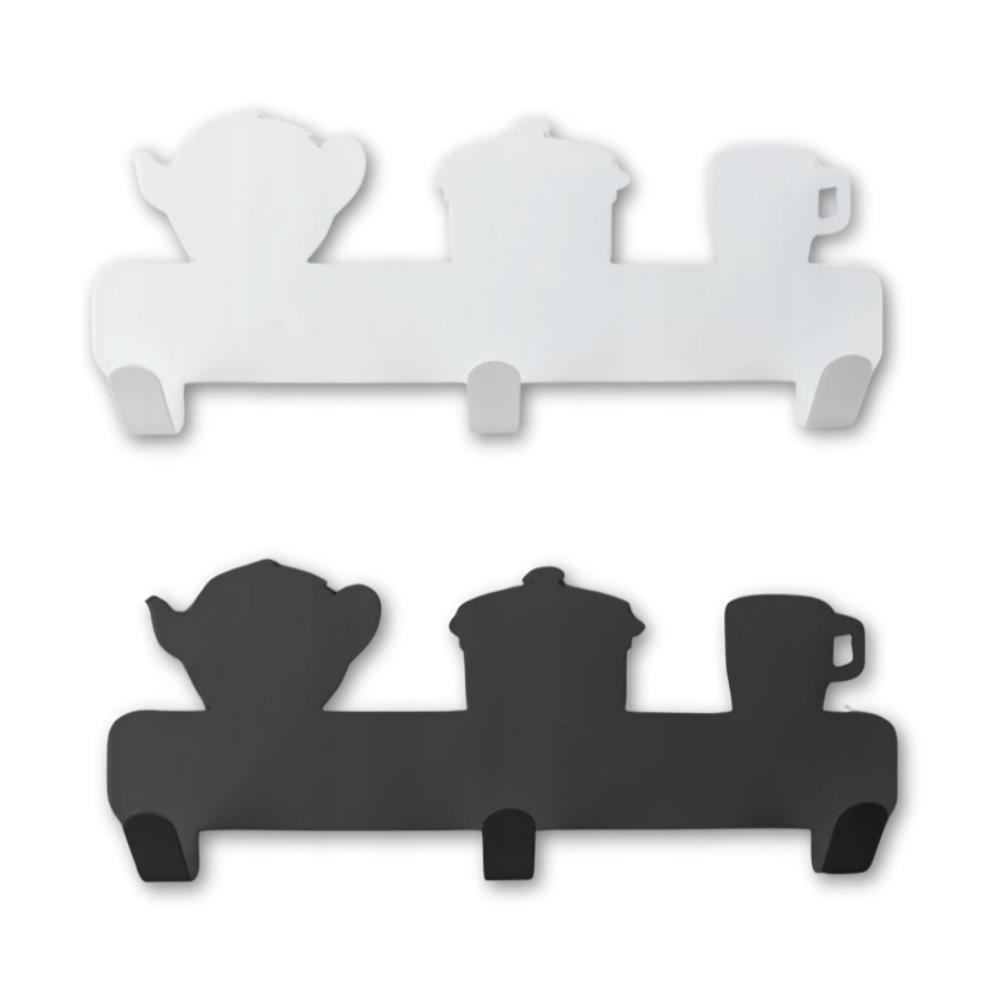 Pack x2 Ganchos perchas de metal resistentes - diseño de cocina