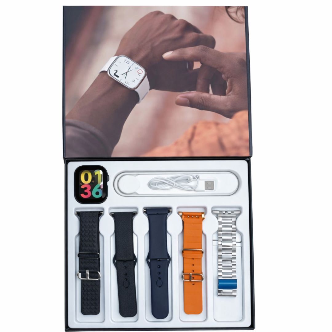 Smarth Watch Reloj Mka9 Max Juego 5 Correas Multicolor genérico