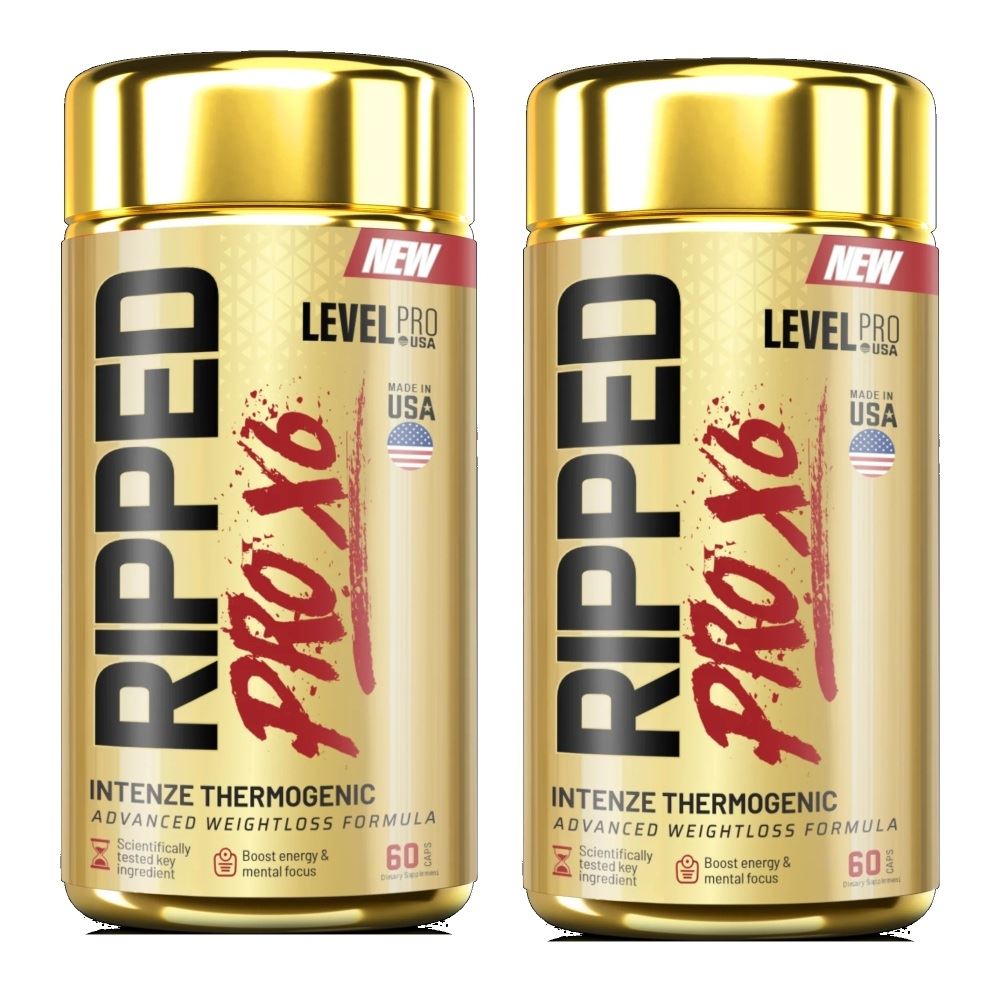 QUEMADOR 2 RIPPED PRO X6 FRASCO DE 60 CÁPS.