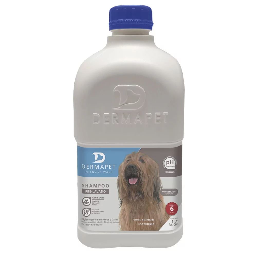 Shampoo para Perros y Gatos Dermapet Intensive Wash 1L
