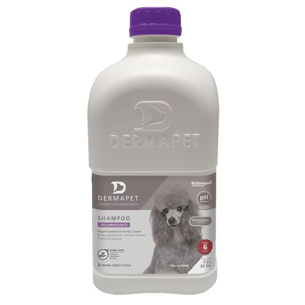 Shampoo para Mascotas Dermapet Groom Voluminizante 1L